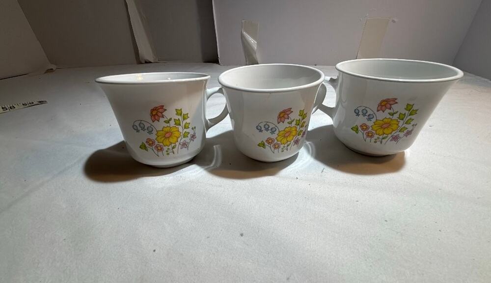 Corelle Spring Blossom Coffee Mugs Set of 4